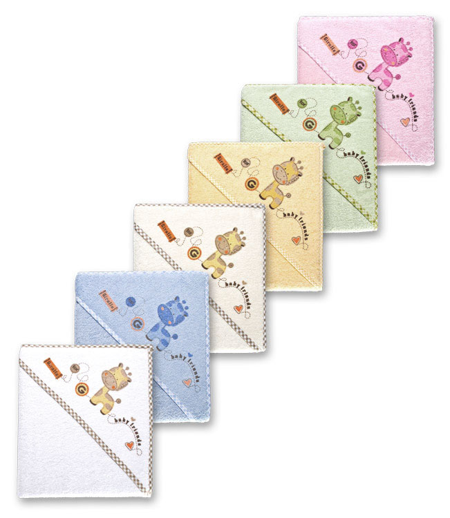DUET BABY 315 Okrycie kąpielowe DRUK FROTTE 80x80