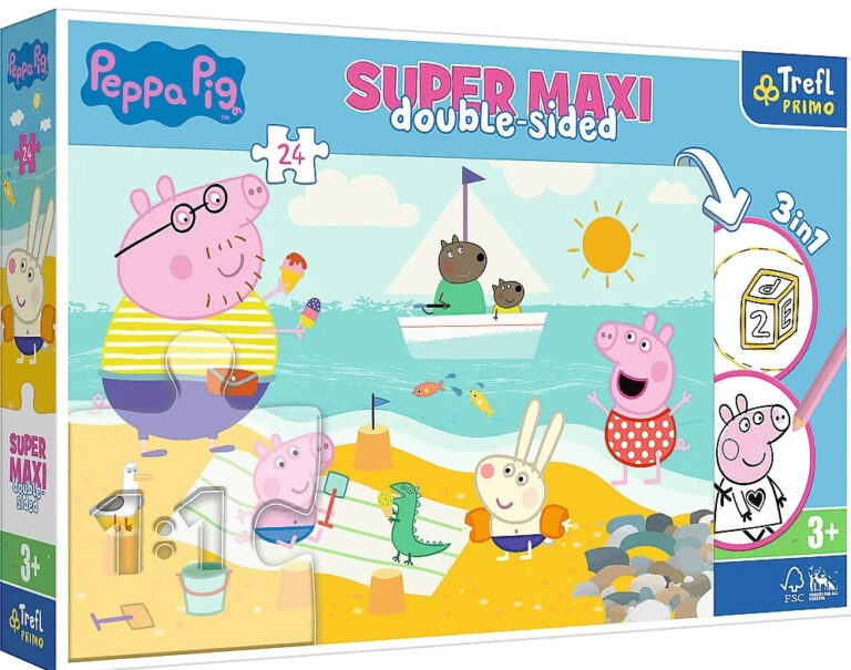 TREFL 41010 Puzzle 24 SUPER MAXI Radosny dzień Peppy