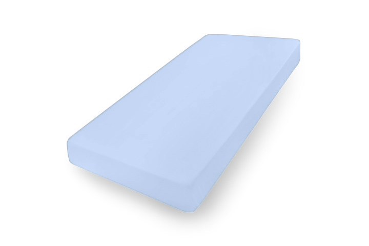 MATEX Prześcieradło jersey z gumką 80x160 [TB0388_24] niebieski