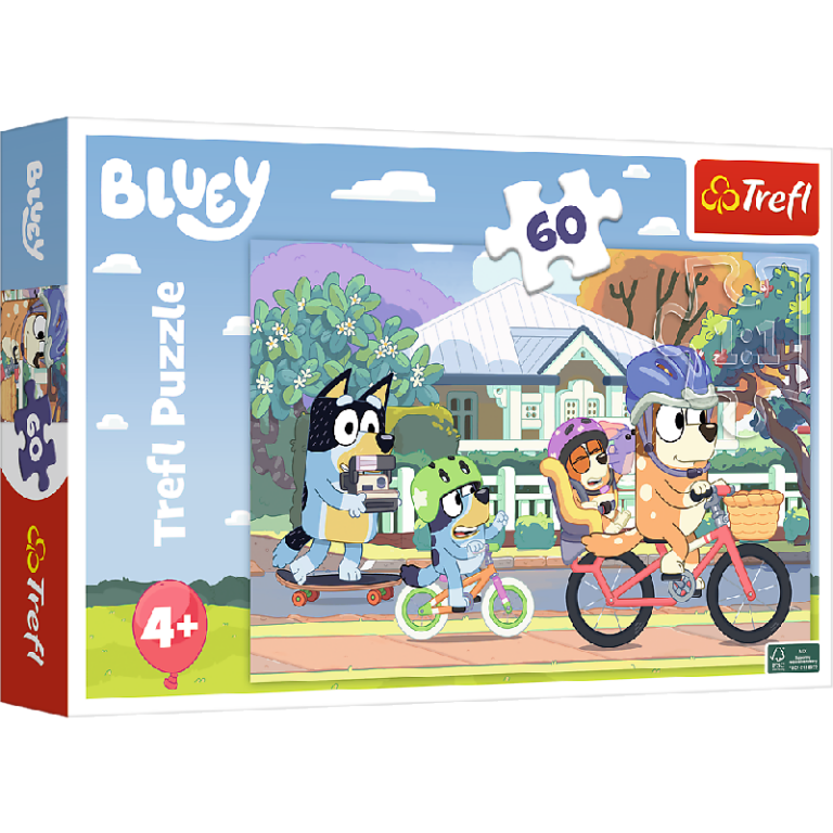 TREFL 17384 Puzzle 60 Wesoły Bluey