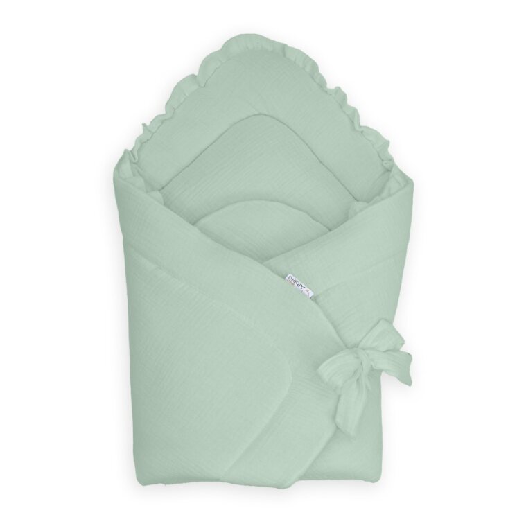 ALBERO MIO Rożek niemowlęcy Cotton color CC4 zieleń