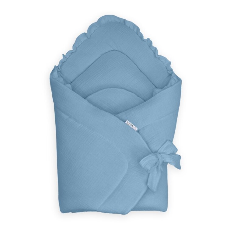 ALBERO MIO Rożek niemowlęcy Cotton color CC7 niebieski