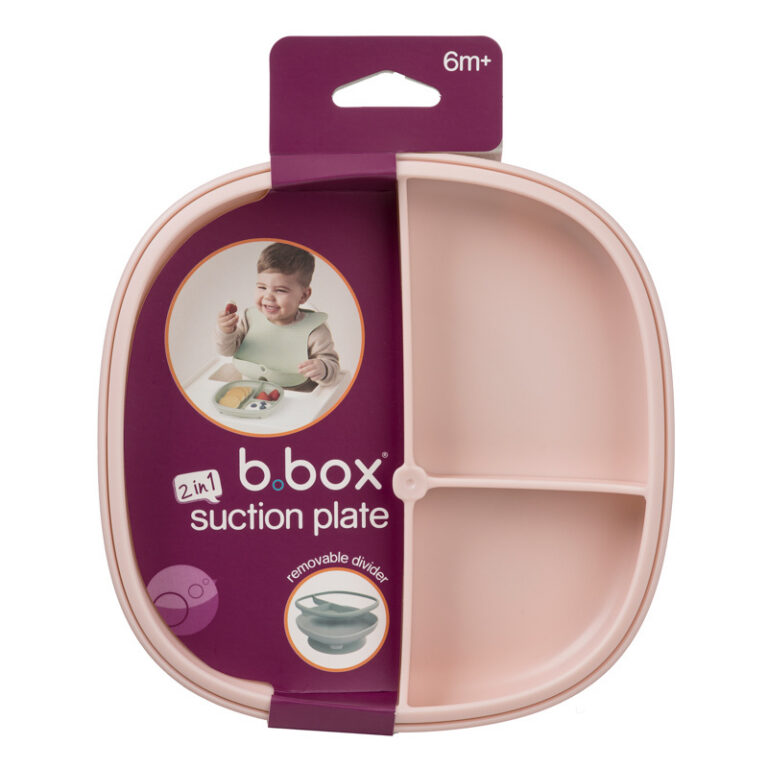 B.BOX BB101511 Talerzyk z przyssawką 2w1 różowy
