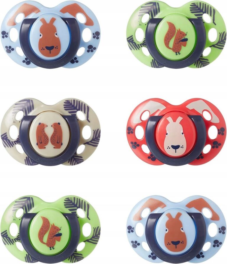 TOMMEE TIPPEE TTP43340399 Smoczek uspokajający FUN FRIENDS 18-36m 2pak