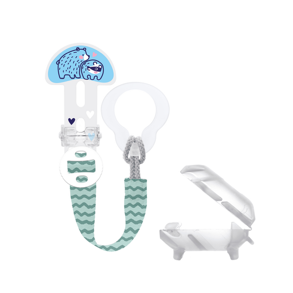 MAM 851278 Zawieszka do smoczka z osłonką Planet Love boy