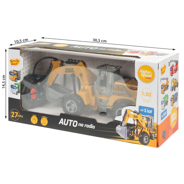 SMILY PLAY SP85166 Auto na radio - koparka