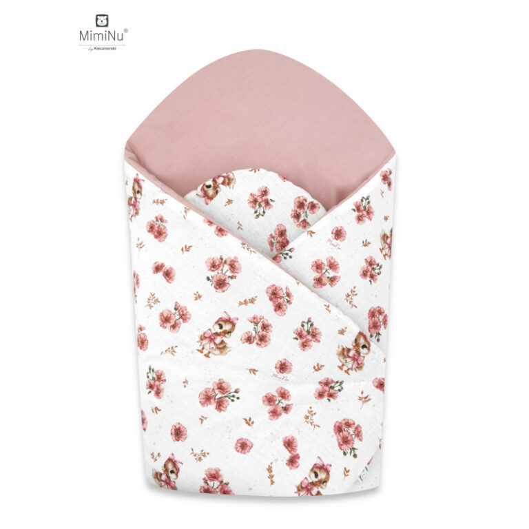 KIECZMERSKI Rożek standard 75x75 cm MIMINU DESIGN Kaczuszki róż bawełna 100%
