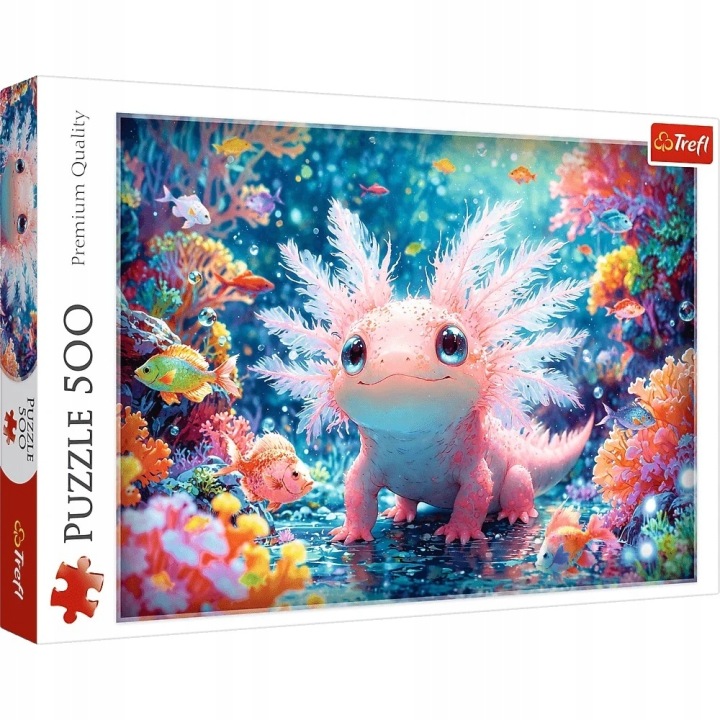 TREFL 37536 Puzzle 500 Aksolotl