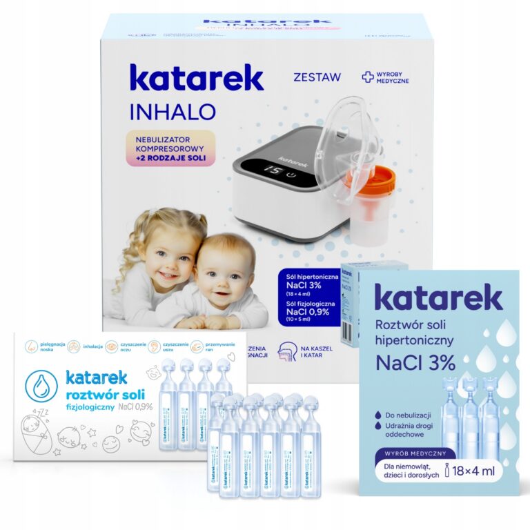 KATAREK Inhalo zestaw + 2 rodzaje soli