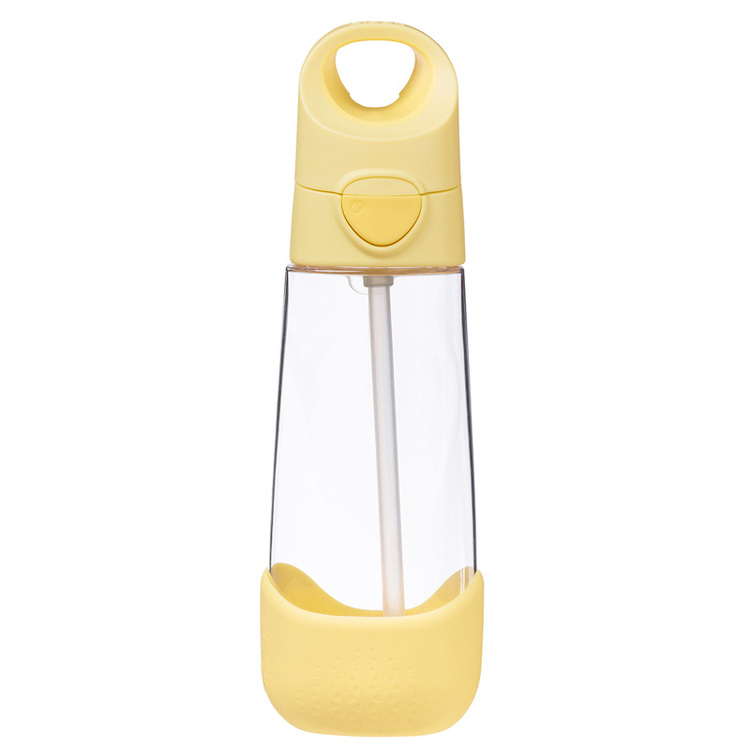 B.BOX BB00881 Butelka na wodę tritanową ze słomką 600ml Lemon Twist