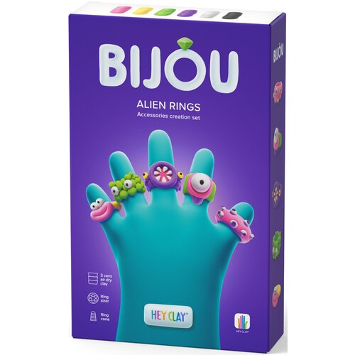 HEY CLAY HCL31003CEE Figurka Bijou Alien Rings + AKC 3 pak