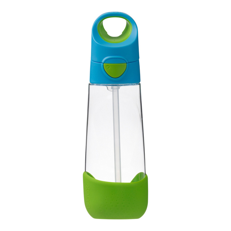 B.BOX BB00220 Butelka na wodę tritanową ze słomką 600ml Ocean Breeze