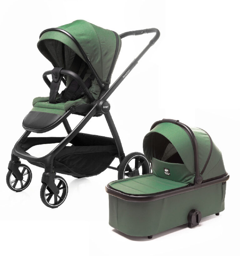 4 BABY Wózek uniwersalny FOSTER 2w1 GREEN