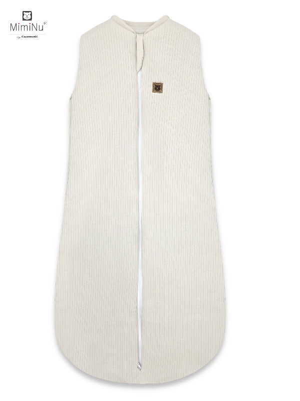 KIECZMERSKI Śpiworek do spania całoroczny MIMINU SOFT TEDDY 2,5 TOG beż 62/76cm 3-12m