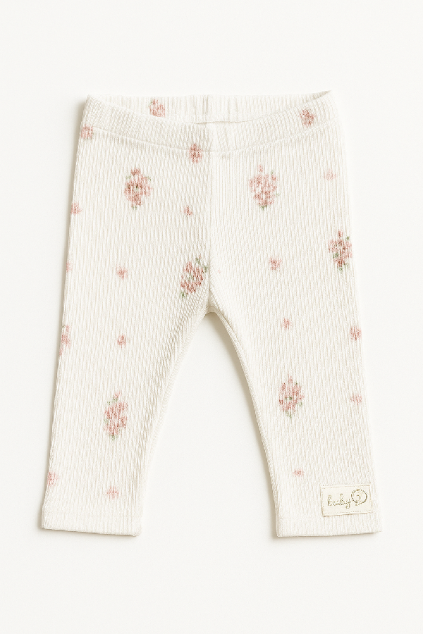 BABY 01974 Leginsy niemowlęce Kwiat Jabłoni 80/86 prążek