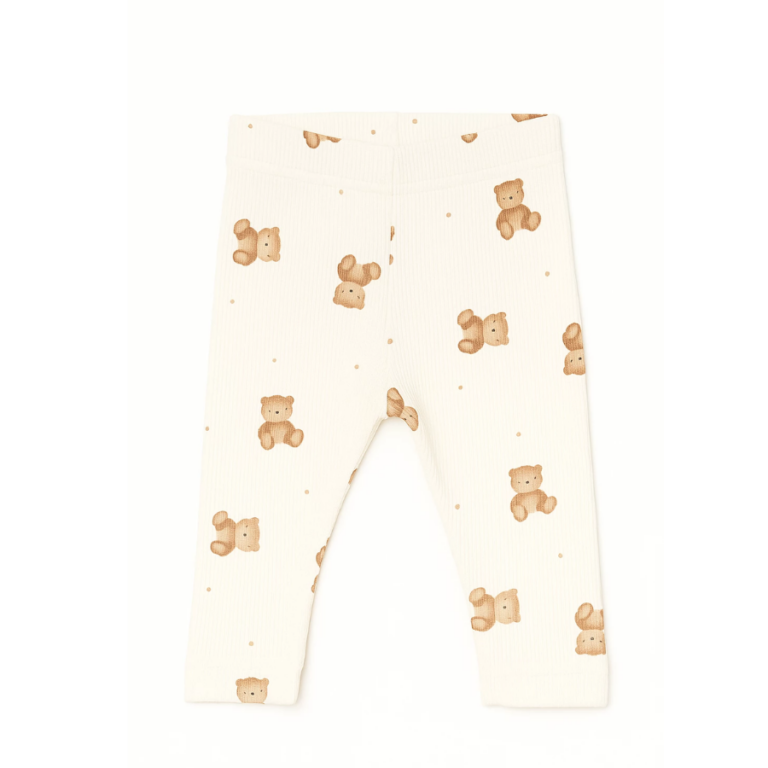 BABY 002477 Leginsy niemowlęce Misiek 68/74 prążek