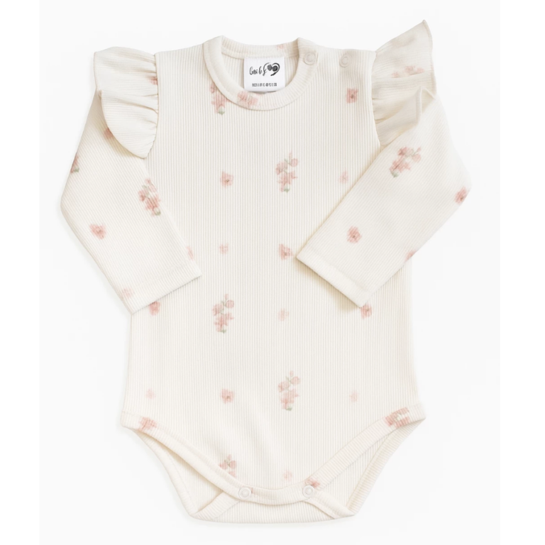 BABY 01958 Body niemowlęce Kwiat Jabłoni 68/74 prążek