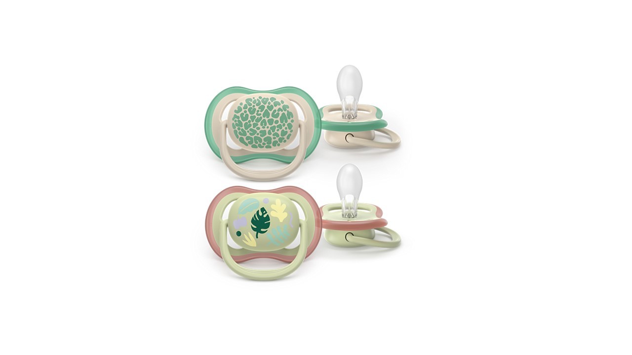 AVENT SCF087/17 Smoczek Ultra Air 6-18m liście