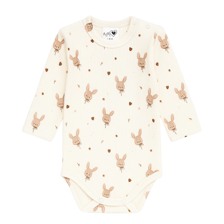 BABY 01977 Body niemowlęce Królik prążek 80/86