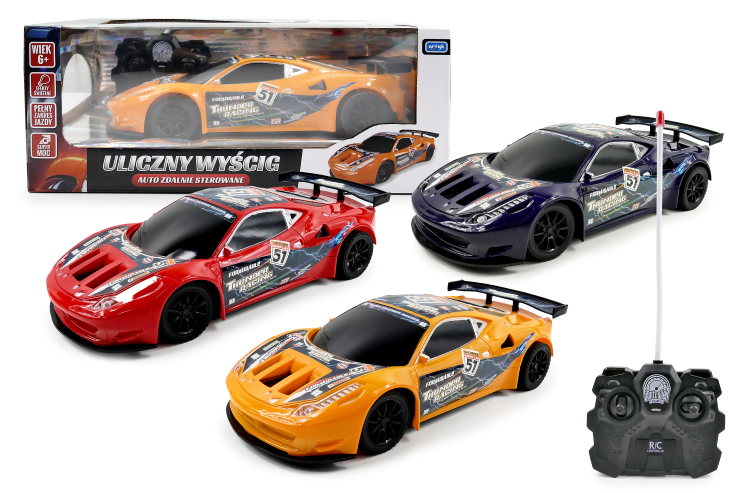 ARTYK 137075 Auto zdalnie sterowane Uliczny wyścig mix