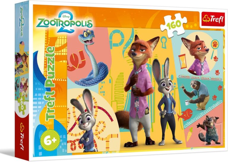 TREFL 15429 Puzzle 160 Razem w Zootopii