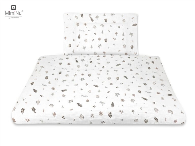 KIECZMERSKI Pościel C-2 100x135 cm MIMINU DESIGN Listki bawełna 100%