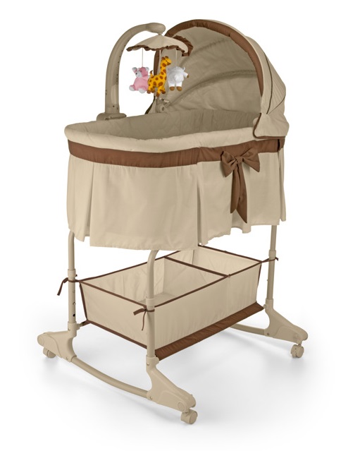 MILLY MALLY 0395 Kołyska z pilotem Sweet Melody CREAM