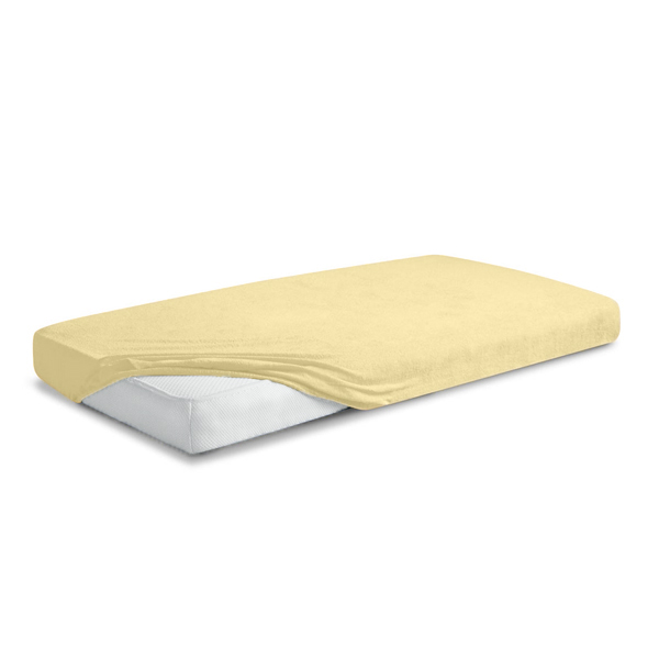 MATEX Prześcieradło FROTTE PREMIUM z gumką 70x140 [TB0026_04] żółte WYPRZEDAŻ