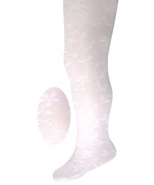 MILUSIE 1252 Rajstopy DZ Lycra wzór siatka