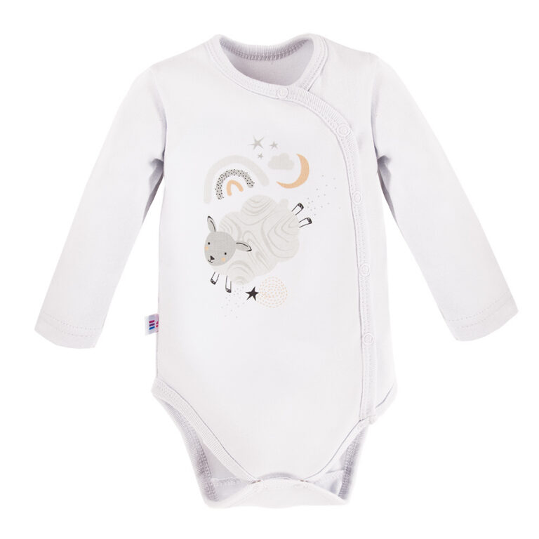 EWA 728258 MELLOW Body dł. rozpinane białe 62