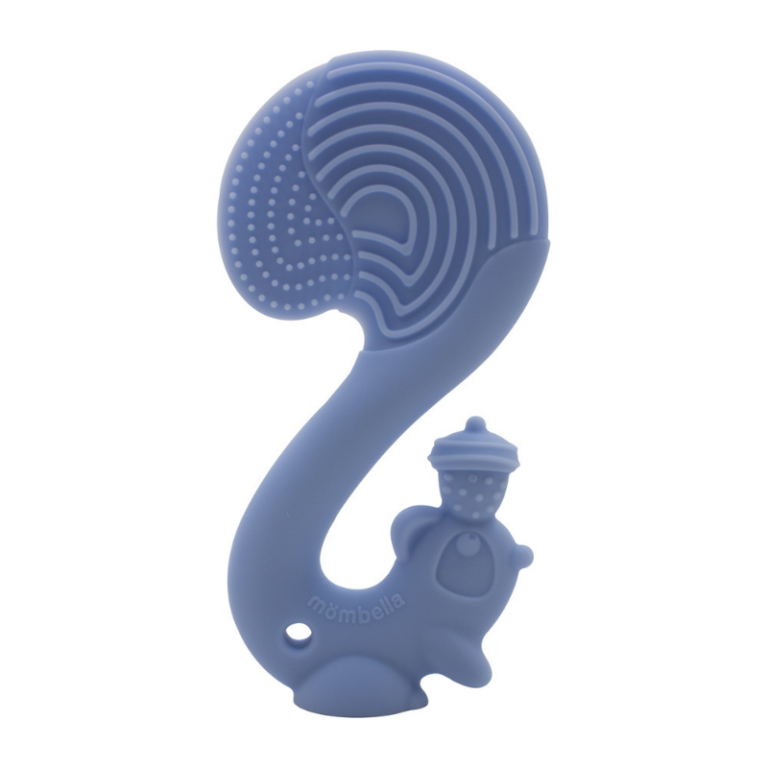 Mombella 8159 Gryzak Zabawka Squirrel Light Blue