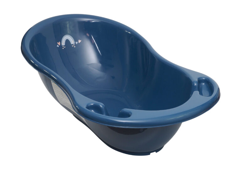 TEGA ME-004 ODPŁYW-164 Wanna 86 cm METEO z odpływem granatowy