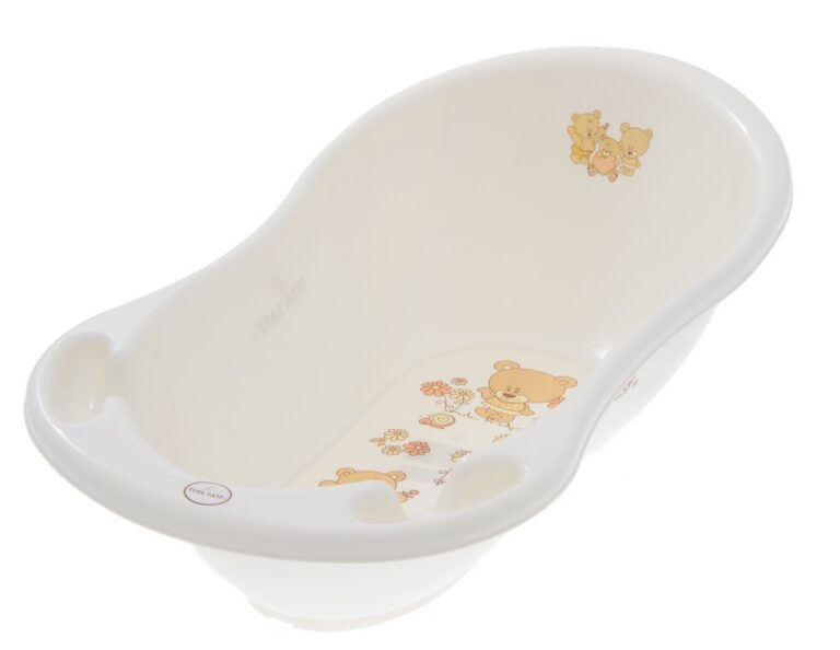TEGA MS-004-118 Wanna dziecięca 86 cm MIŚ biała perła