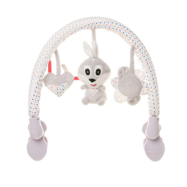 4 BABY R12 P&E Pluszowy pałąk RABBIT