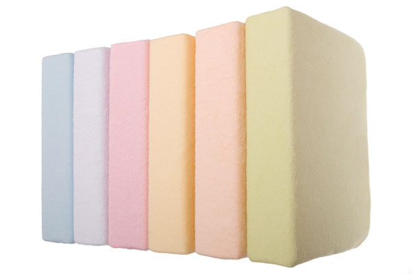 DUET BABY 011 Prześcieradło frotte 140x70 niebieski